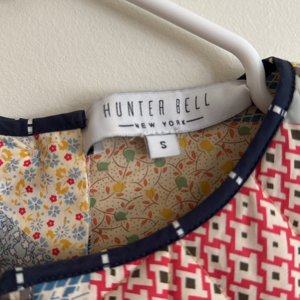 Hunter Bell Multicolor Floral Patchwork Dress - image 5